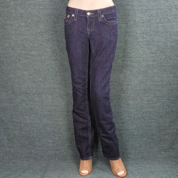 True Religion Straight Leg Beaded U Pocket Jeans Kitty Rescue! - Picture 2 of 14